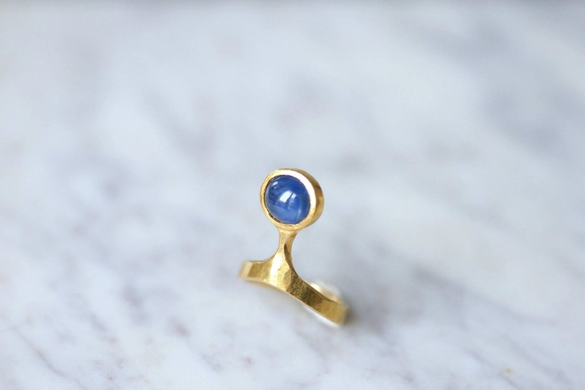 Bague 70s Saphir Birman par Costanza - Castafiore