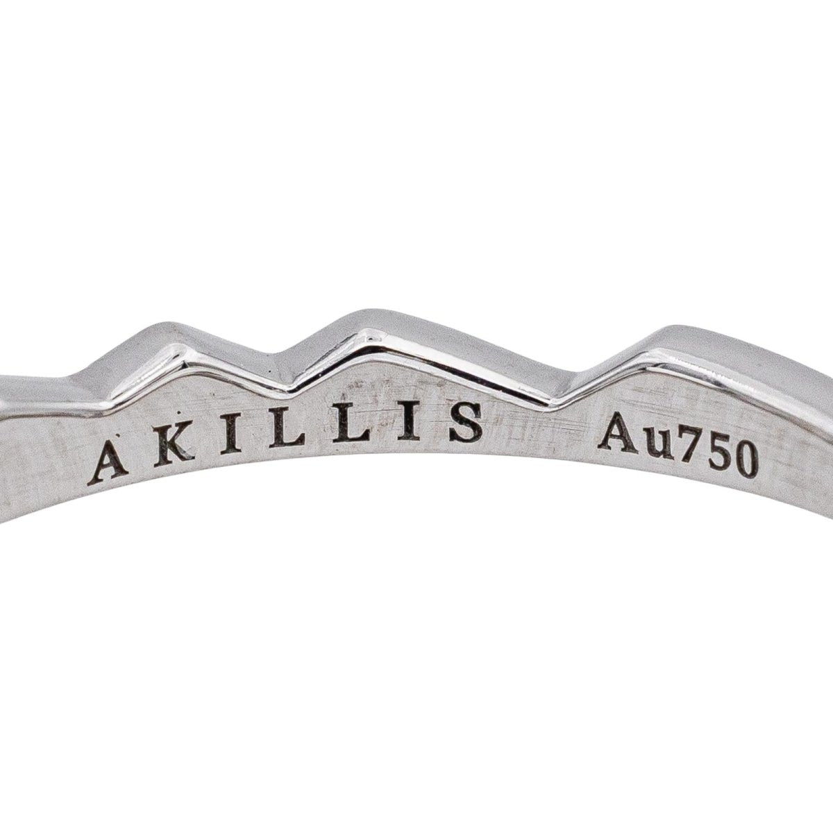 Bague Alliance AKILIS "Capture Light" en or blanc et diamants - Castafiore