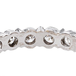 Bague Alliance américaine Or blanc Diamant - Castafiore