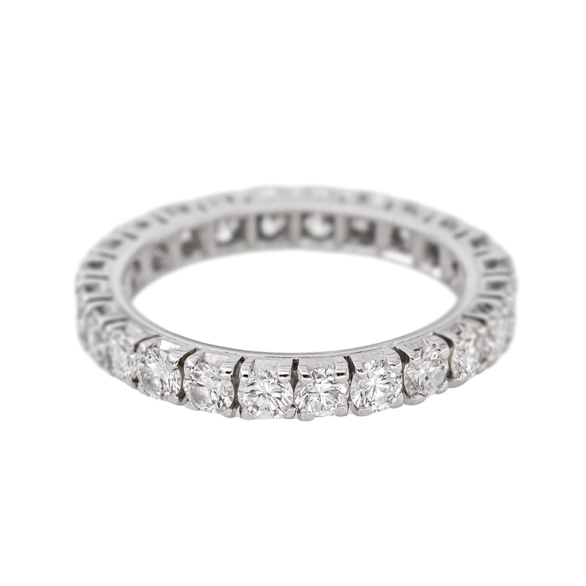 Bague Alliance américaine Or blanc Diamant - Castafiore