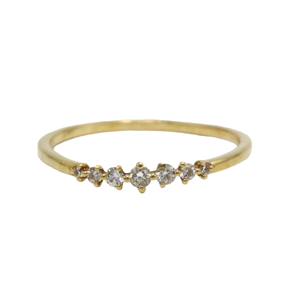 Bague Alliance ARISTOCRAZY "Les Délicieux" en or jaune et diamants - Castafiore