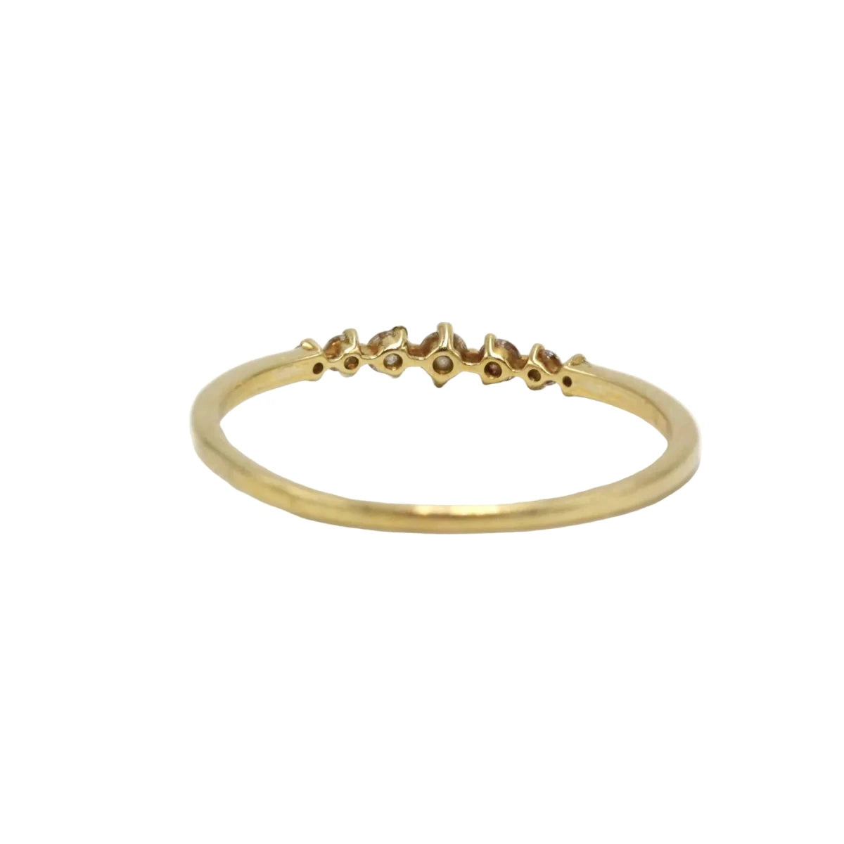 Bague Alliance ARISTOCRAZY "Les Délicieux" en or jaune et diamants - Castafiore