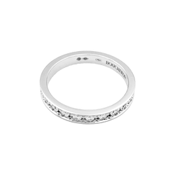Bague Alliance BOUCHERON "Beloved" en platine et diamants - Castafiore