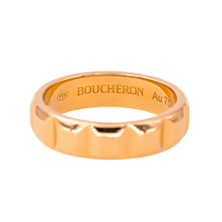 Bague Alliance BOUCHERON "Clou de Paris" en or rose - Castafiore