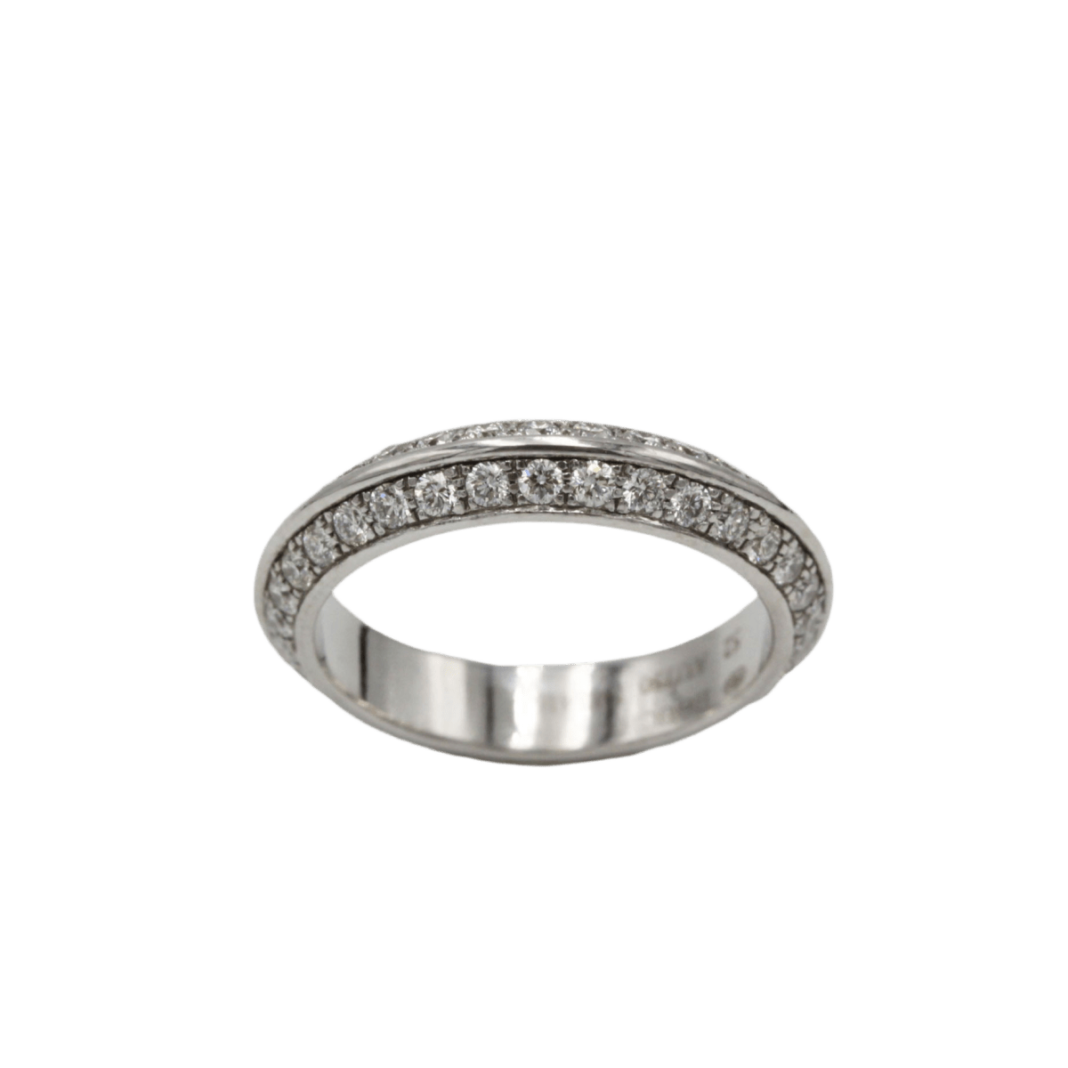 Bague Alliance BOUCHERON en or blanc et diamants - Castafiore