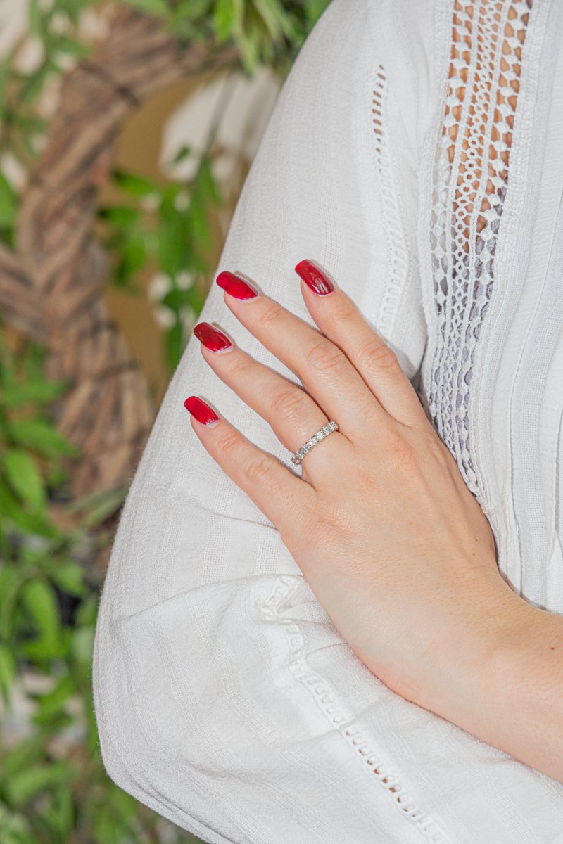 Bague Alliance BOUCHERON en Platine et Diamant - Castafiore