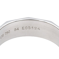 Bague Alliance BOUCHERON "Facettes" en or blanc - Castafiore