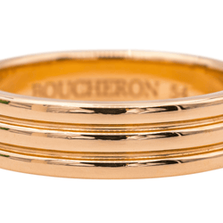 Bague Alliance BOUCHERON "Godron" en or rose - Castafiore