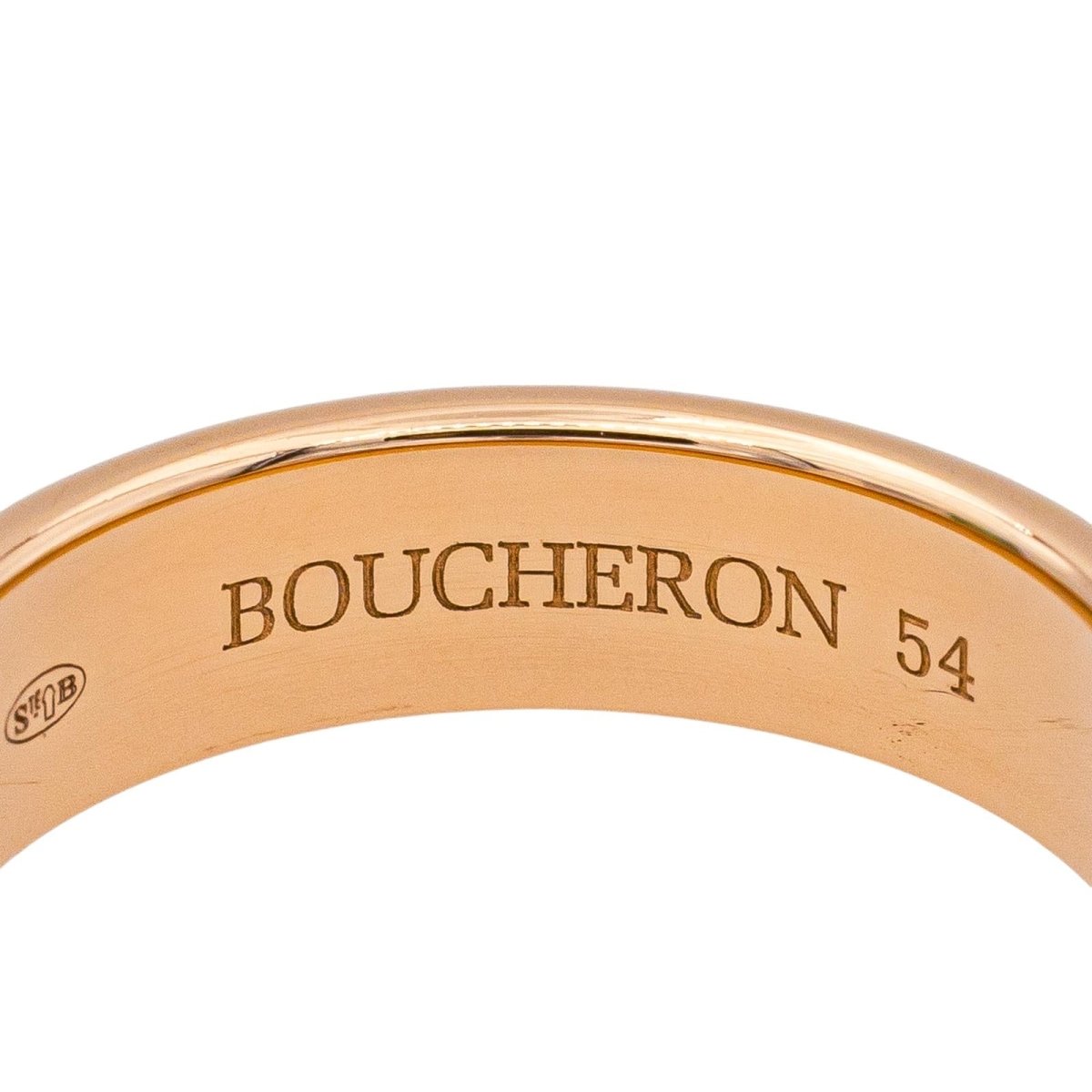 Bague Alliance BOUCHERON "Godron" en or rose - Castafiore