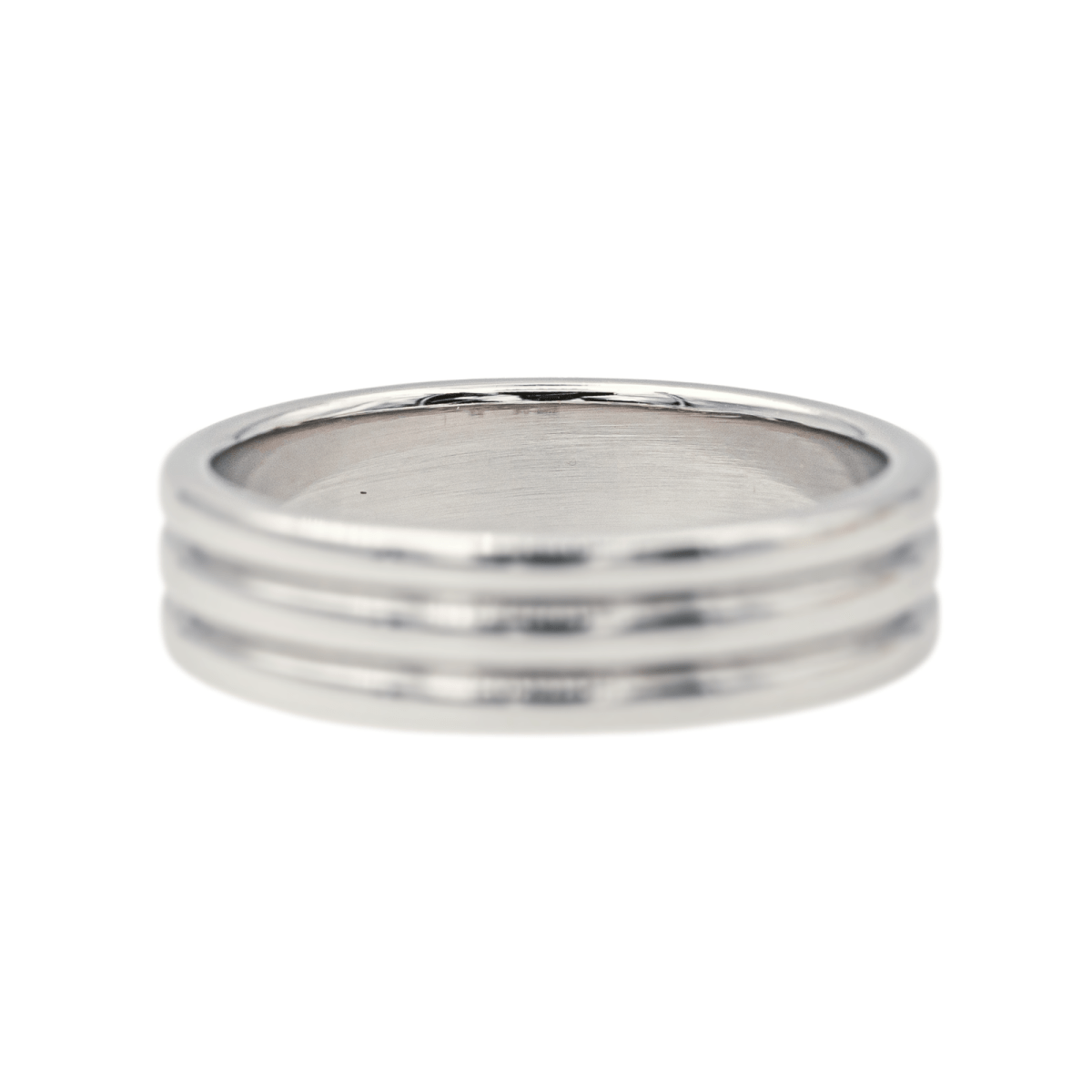 Bague Alliance BOUCHERON "Godron" en platine - Castafiore