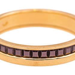 Bague Alliance BOUCHERON "Quatre Classique" en or rose et céramique - Castafiore