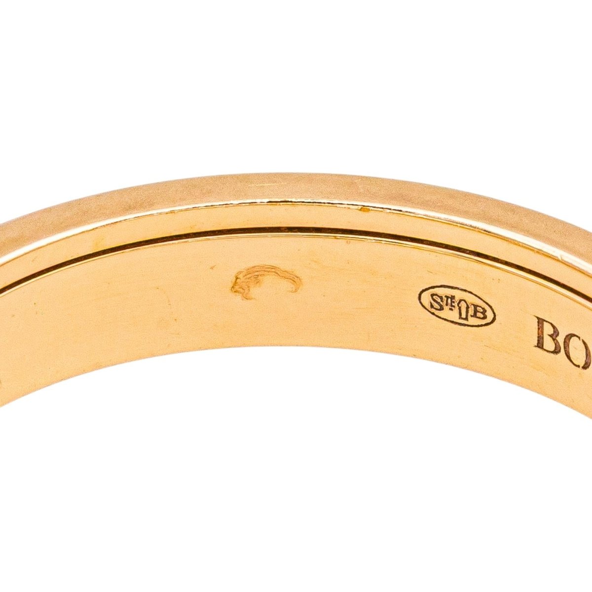 Bague Alliance BOUCHERON "Quatre Classique" en or rose et céramique - Castafiore