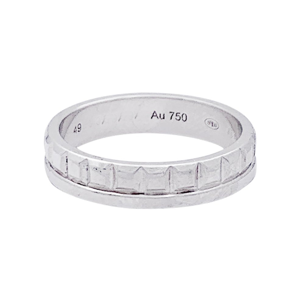 Bague Alliance BOUCHERON "Quatre Radiant Edition" en or blanc. - Castafiore