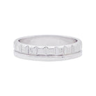 Bague Alliance BOUCHERON "Quatre Radiant Edition" en or blanc. - Castafiore