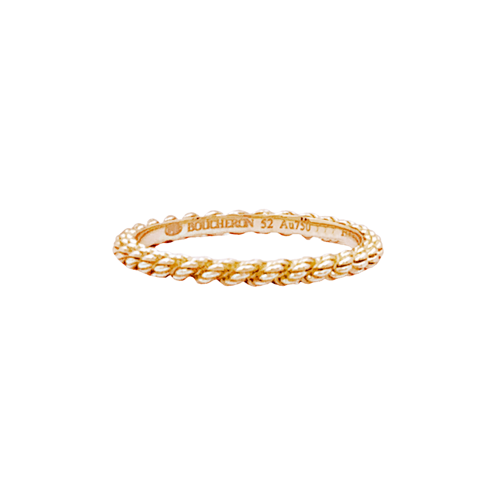 Bague Alliance BOUCHERON "Serpent Bohème" en or rose - Castafiore