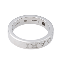 Bague Alliance BULGARI "B.Zero1" en or blanc et diamant - Castafiore