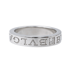 Bague Alliance BULGARI "B.Zero1" en or blanc et diamant - Castafiore