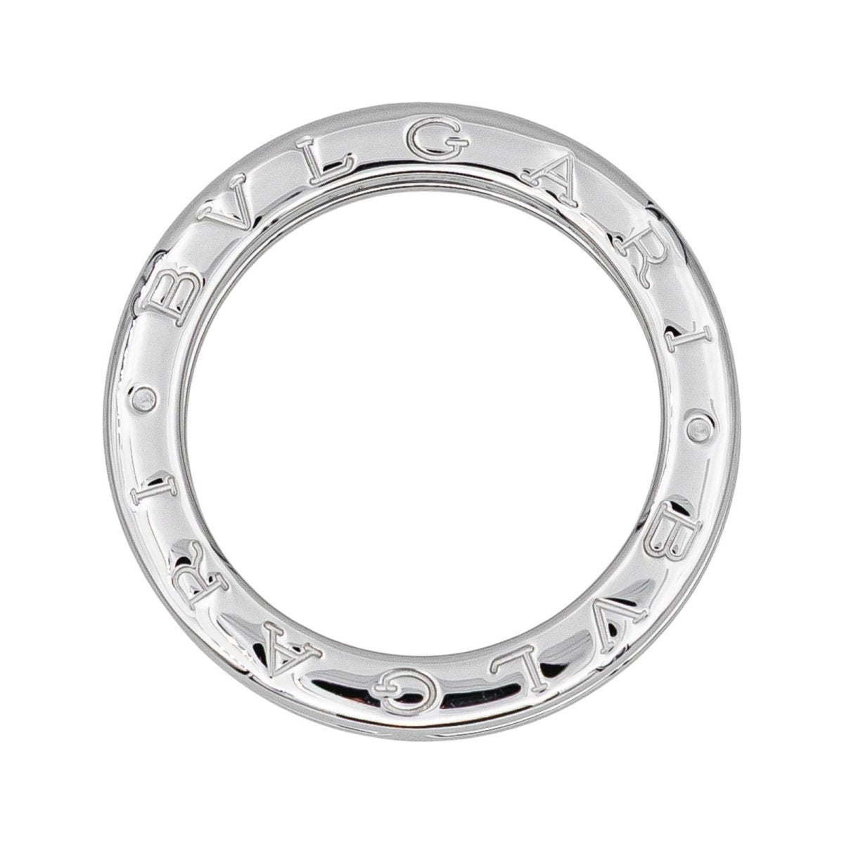 Bague Alliance BULGARI "B.zero1" en or blanc et diamants - Castafiore