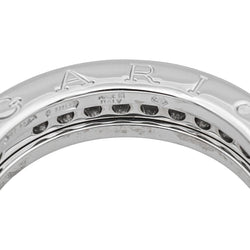 Bague Alliance BULGARI "B.zero1" en or blanc et diamants - Castafiore