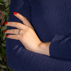 Bague Alliance BULGARI "B.zero1" en or blanc et diamants - Castafiore