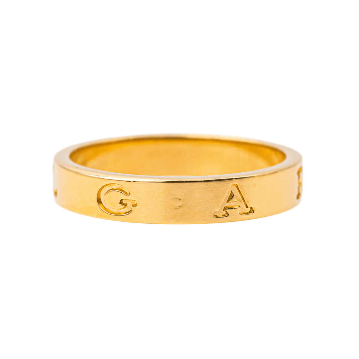 Bague Alliance BULGARI "B.Zero1" en or jaune - Castafiore