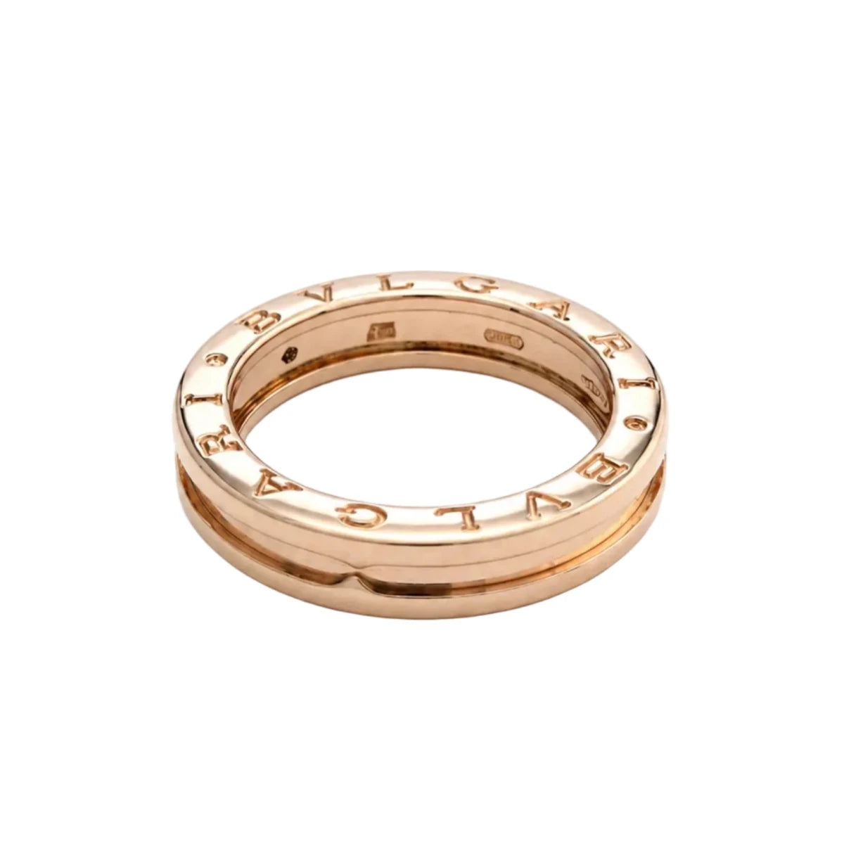 Bague Alliance BULGARI "B.Zero1" en or rose - Castafiore
