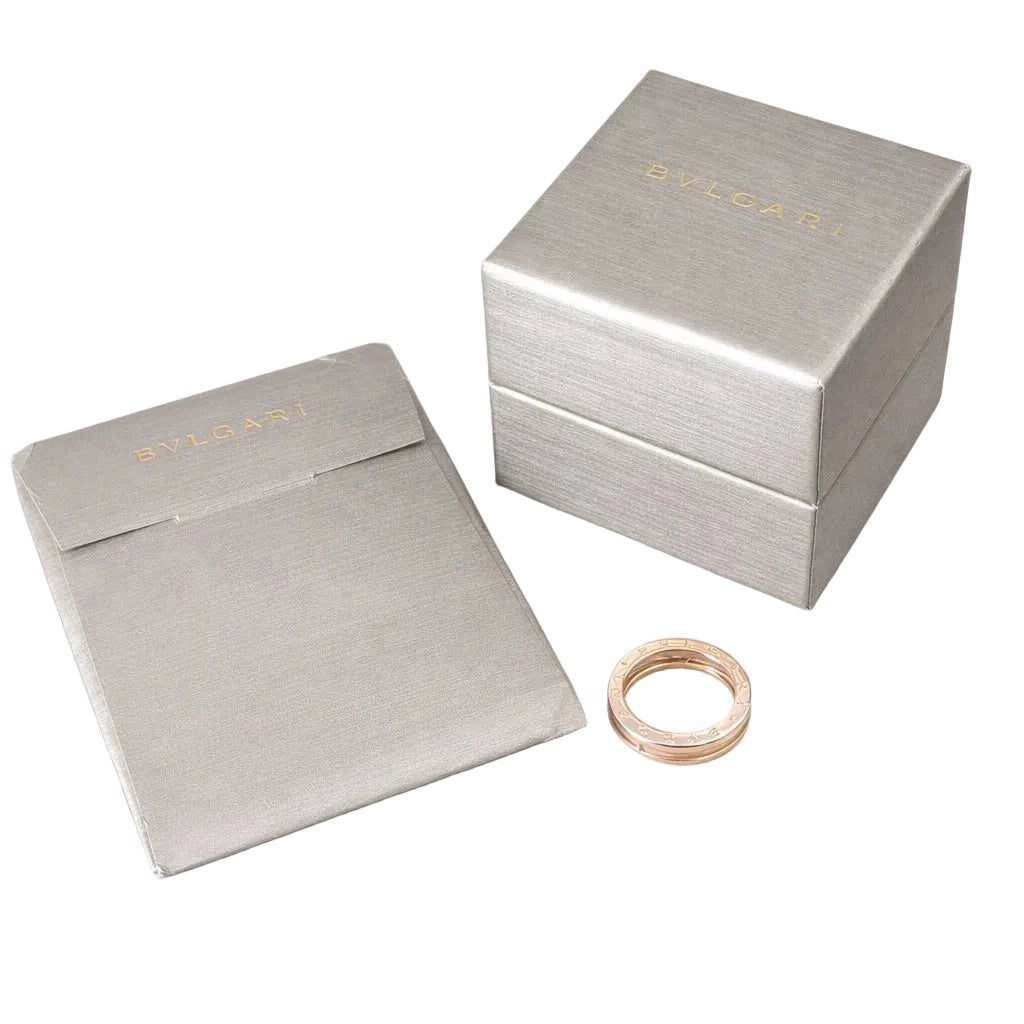 Bague Alliance BVLGARI « B.zero1 » en or rose - Castafiore