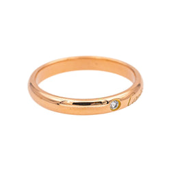Bague Alliance CARTIER "Alliance C" en or rose et diamant - Castafiore