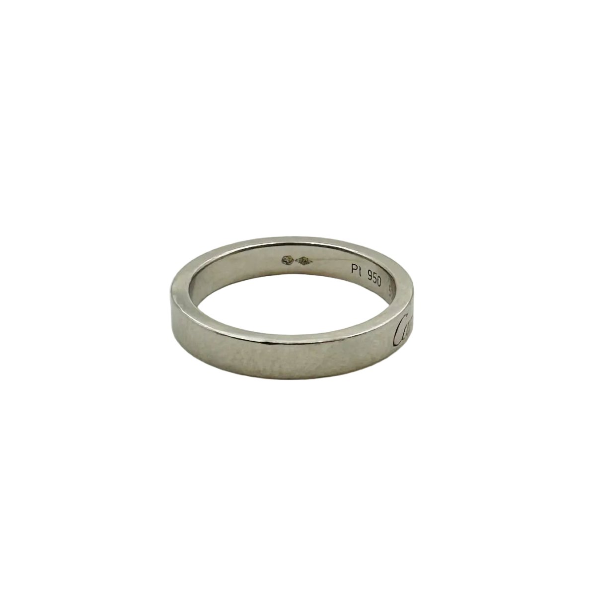 Bague Alliance CARTIER "C de Cartier" en platine - Castafiore