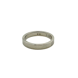 Bague Alliance CARTIER "C de Cartier" en platine - Castafiore