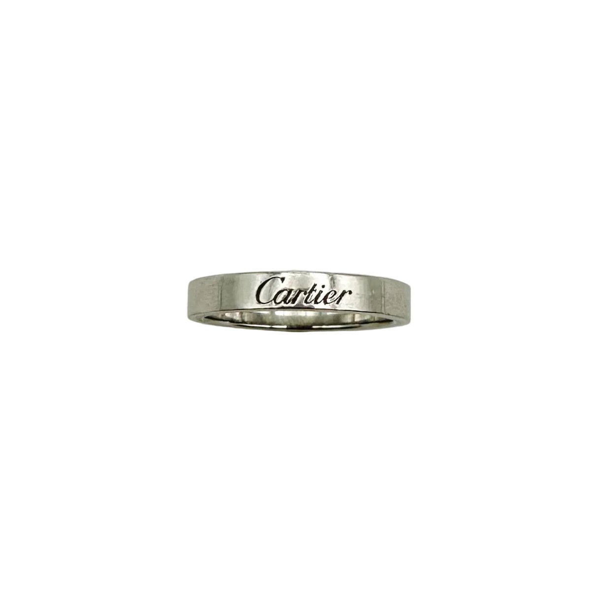 Bague Alliance CARTIER "C de Cartier" en platine - Castafiore