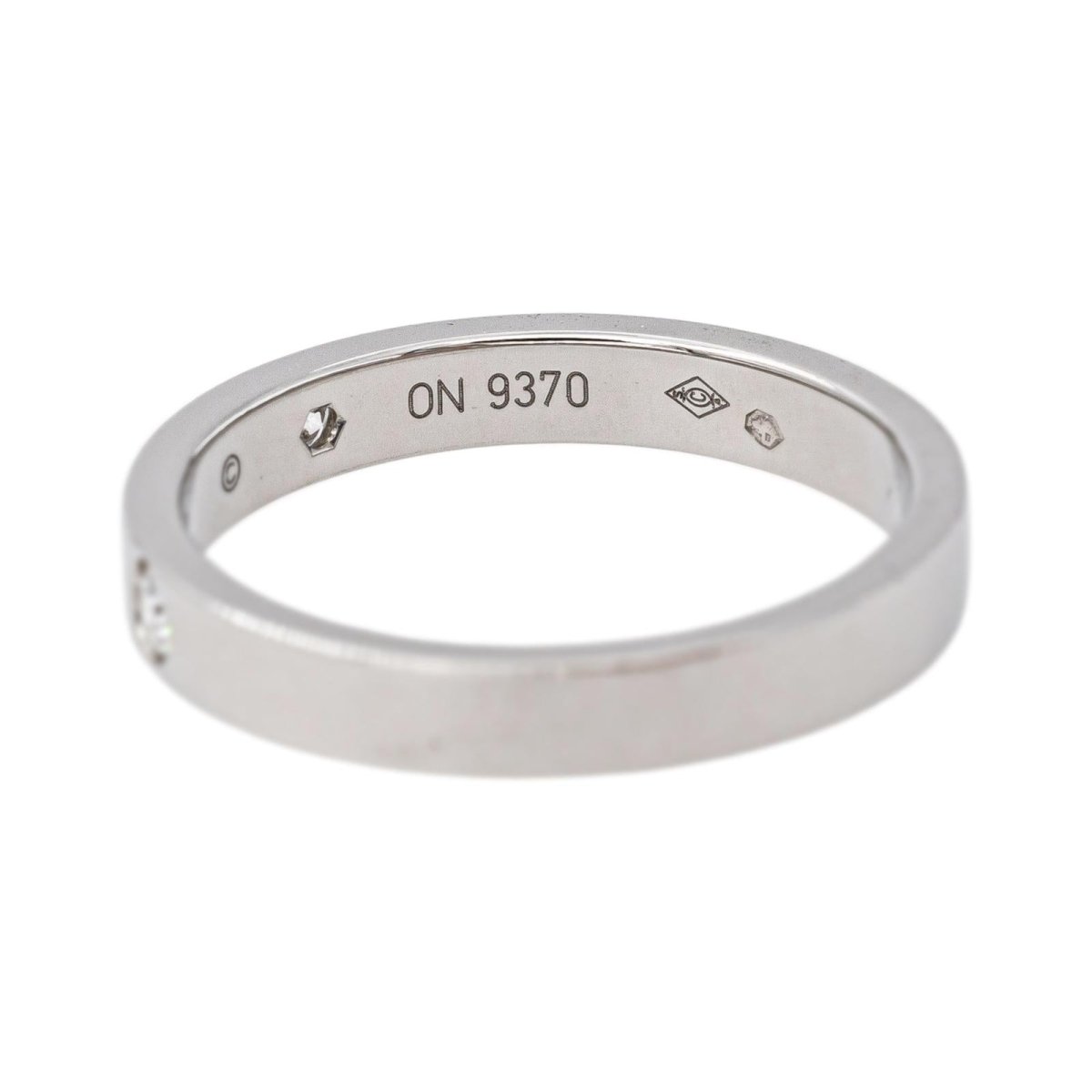 Bague Alliance CARTIER "C de Cartier" en platine et diamants - Castafiore