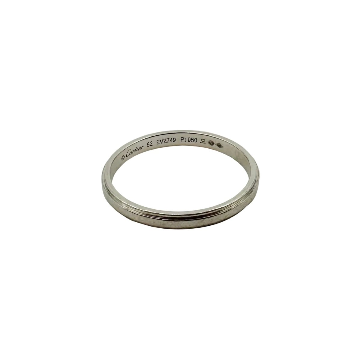 Bague Alliance CARTIER "Cartier d'Amour" en platine - Castafiore