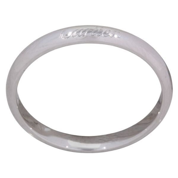 Bague Alliance CARTIER en platine - Castafiore