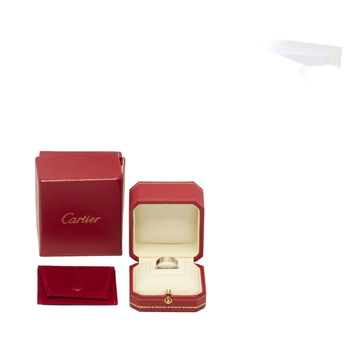 Bague Alliance CARTIER "Love" en or blanc - Castafiore