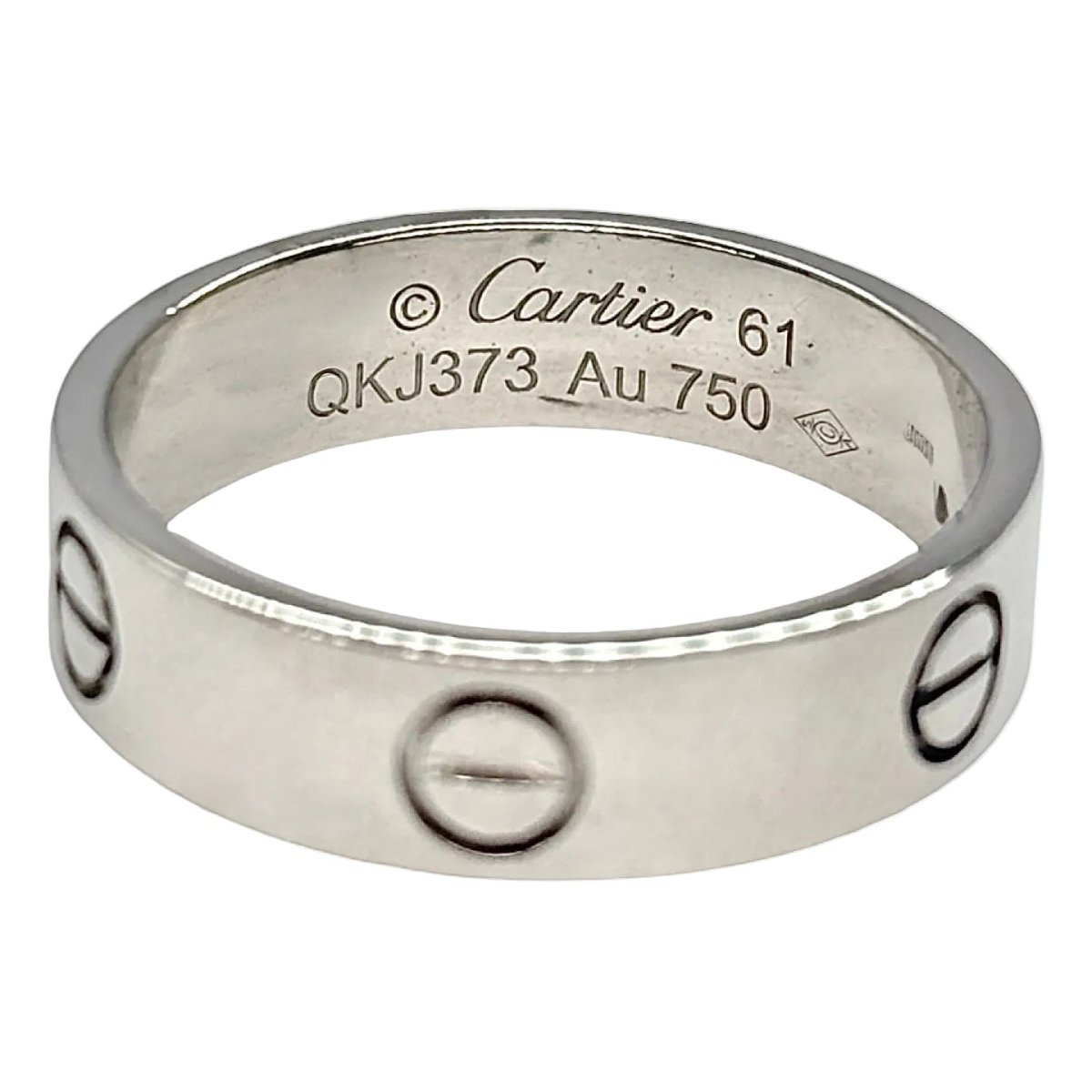 Bague Alliance CARTIER "Love" en or blanc - Castafiore