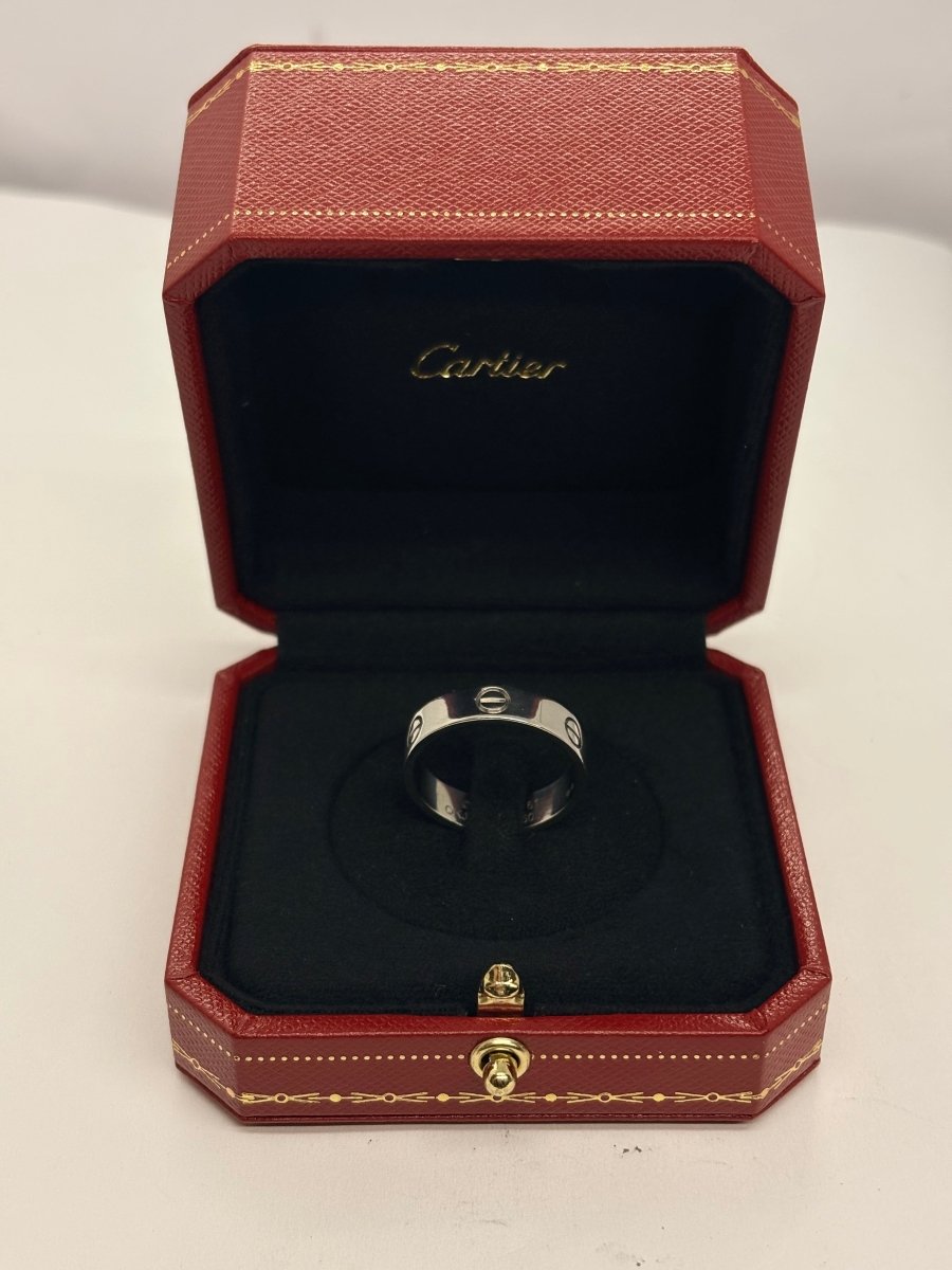 Bague Alliance CARTIER "Love" en or blanc - Castafiore