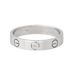 Bague Alliance CARTIER "Love" en or blanc - Castafiore