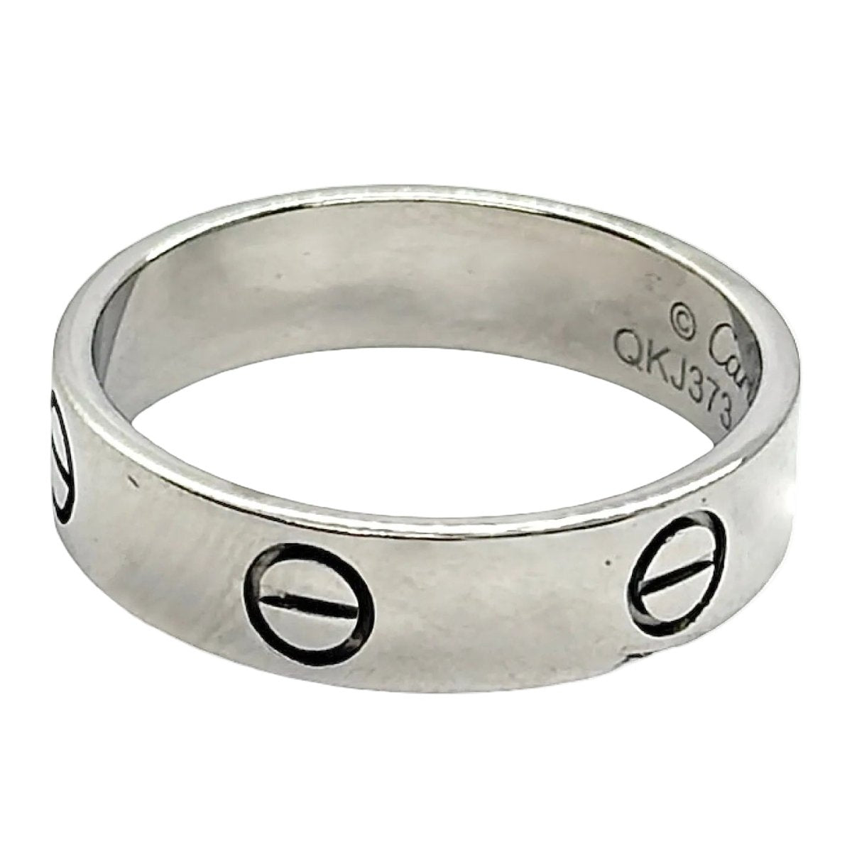 Bague Alliance CARTIER "Love" en or blanc - Castafiore