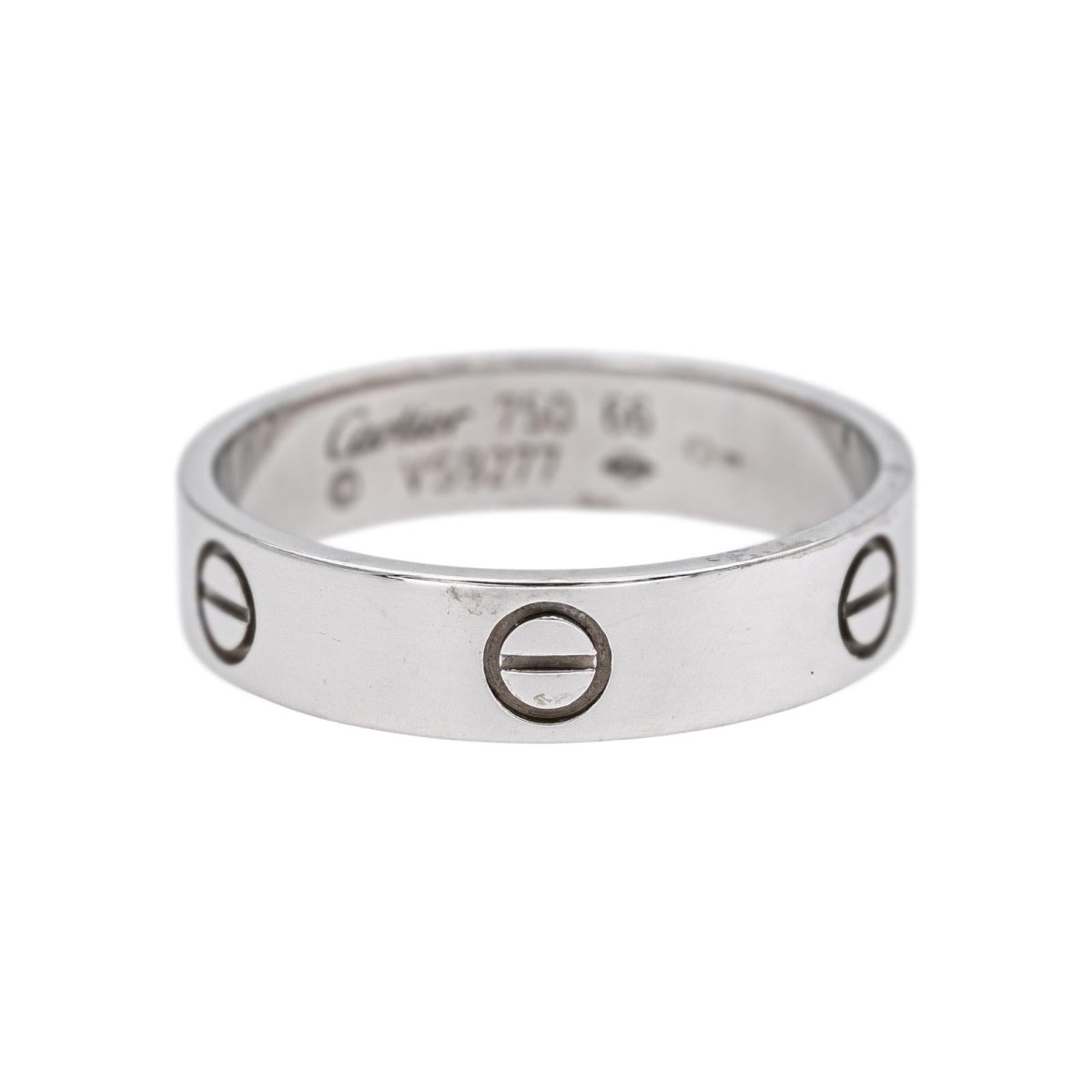 Bague Alliance CARTIER "Love" en or blanc - Castafiore