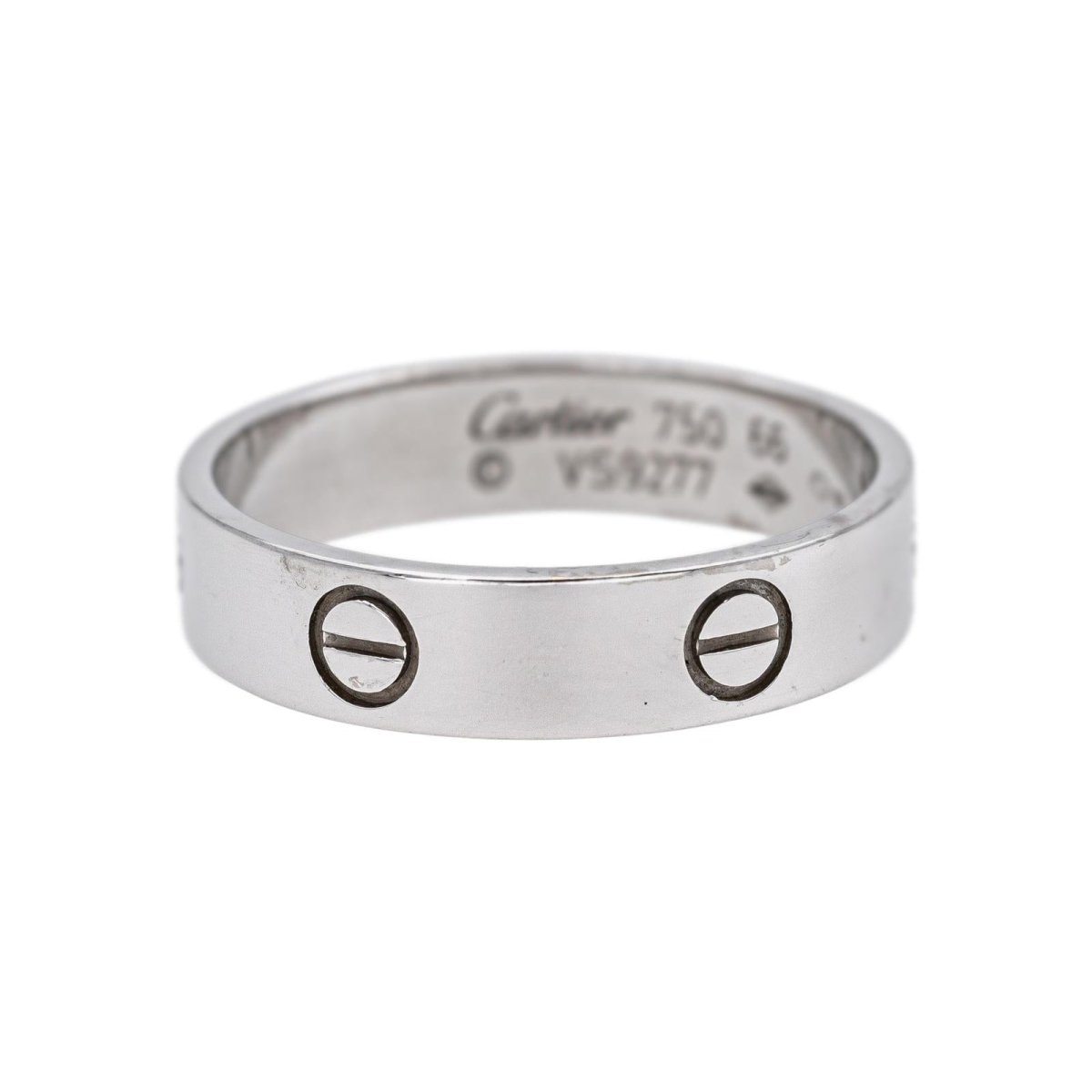 Bague Alliance CARTIER "Love" en or blanc - Castafiore