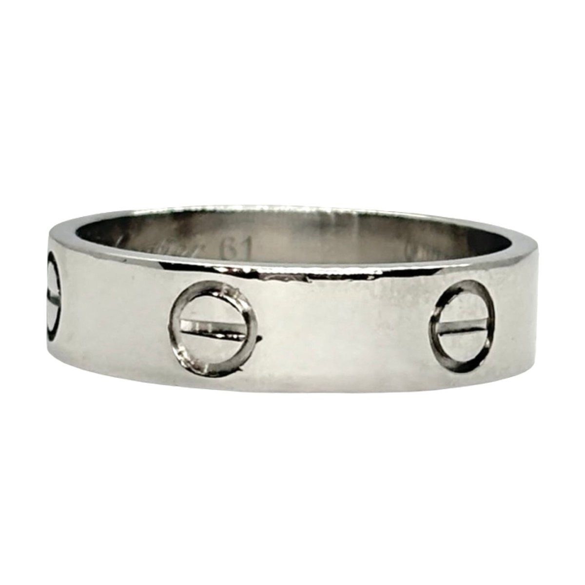 Bague Alliance CARTIER "Love" en or blanc - Castafiore