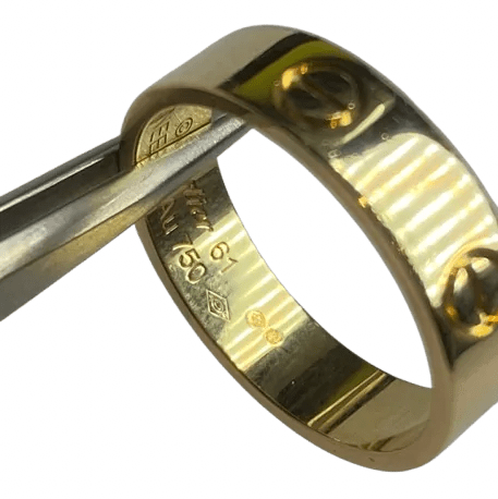 Bague Alliance CARTIER "Love" en or jaune - Castafiore