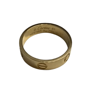 Bague Alliance CARTIER "Love" en or jaune - Castafiore