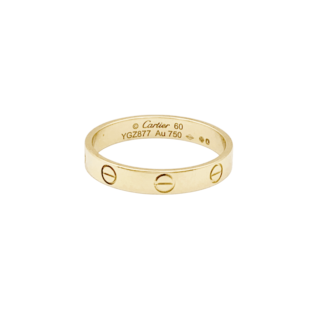 Bague Alliance CARTIER "Love" en or jaune - Castafiore