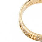 Bague Alliance CARTIER , "Love", en or jaune et Diamant - Castafiore