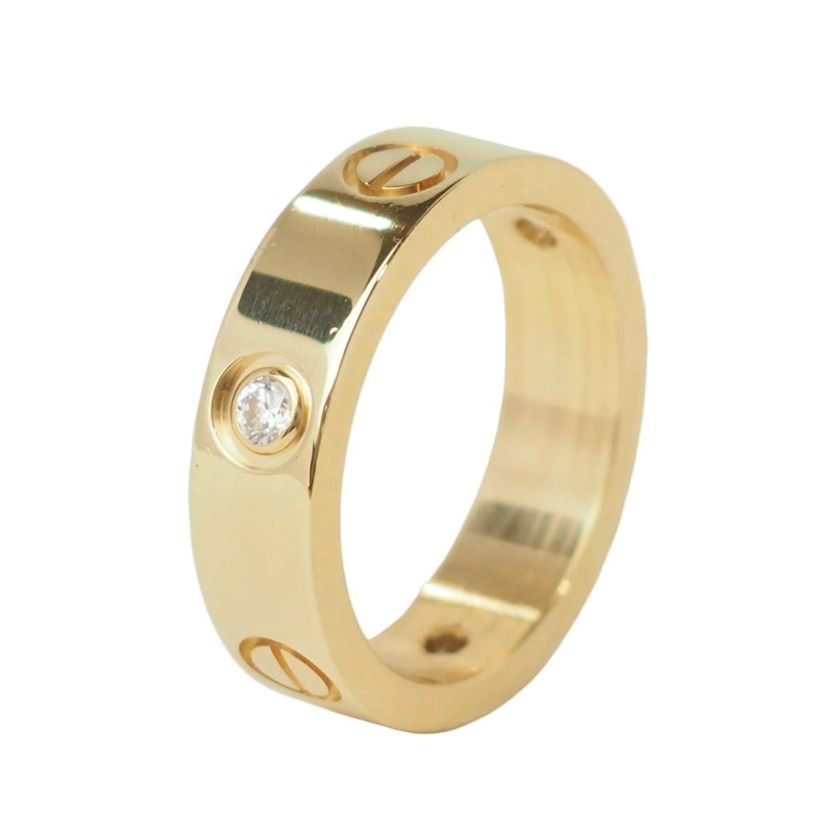 Bague Alliance CARTIER "Love" en or jaune et diamants - Castafiore