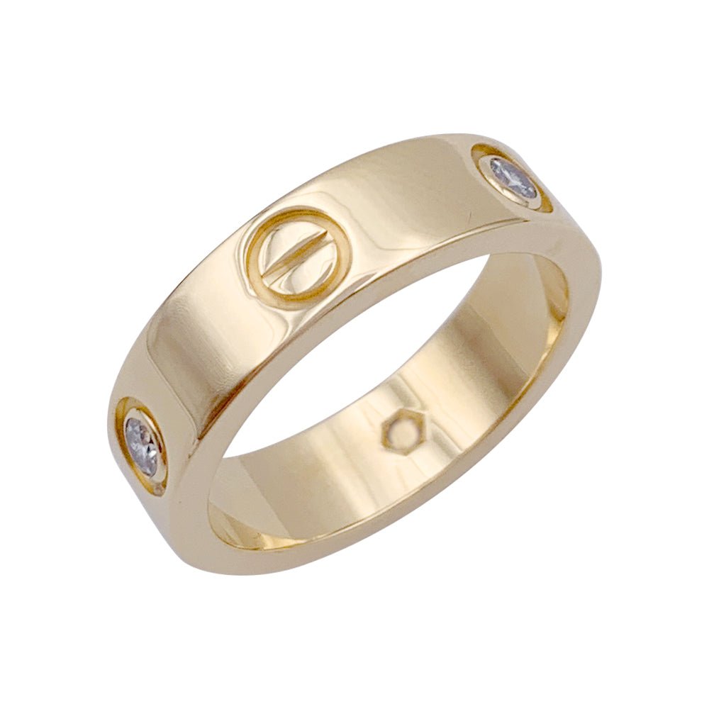 Bague Alliance CARTIER "Love" en or jaune et diamants - Castafiore