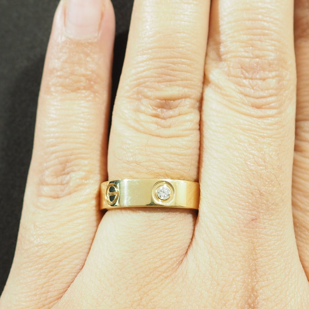 Bague Alliance CARTIER "Love" en or jaune et diamants - Castafiore