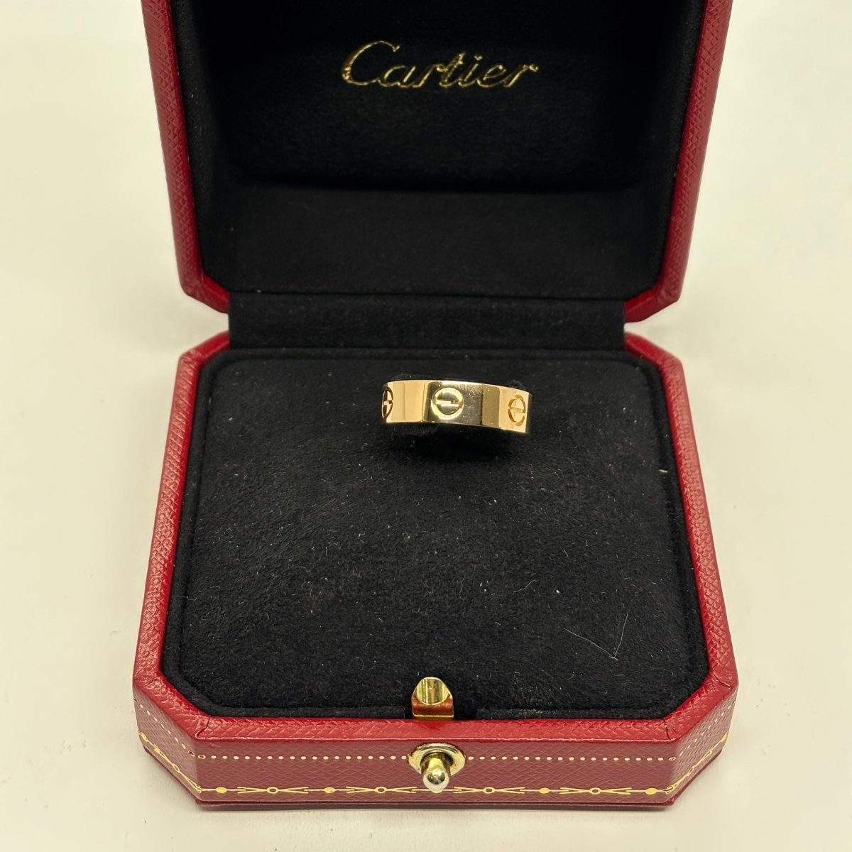 Bague Alliance CARTIER "Love" en or rose - Castafiore